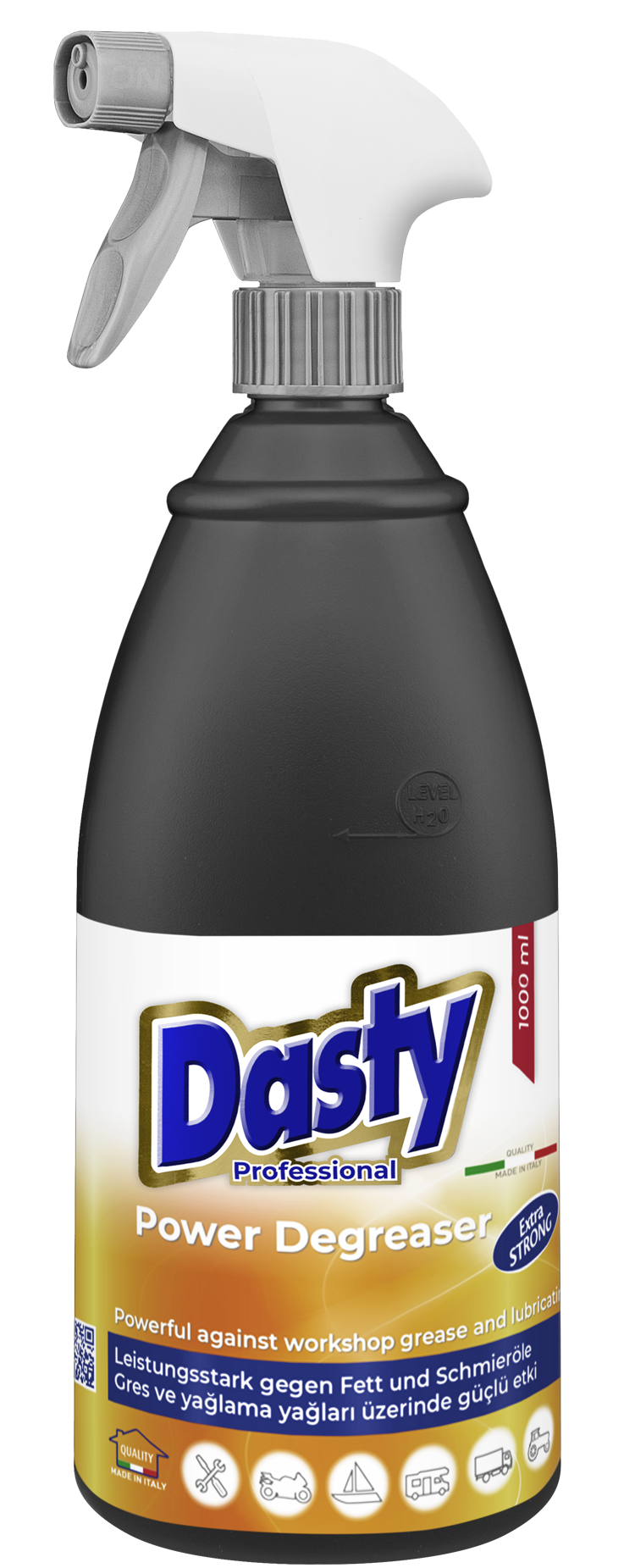1x 1000 ml Dasty Professional Fettlöser Degreaser schwarz