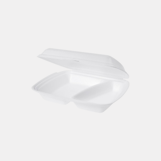 200 Menübox Weiß laminiert IP4 Imbissboxen Lunchbox To-Go Boxen Take away Box