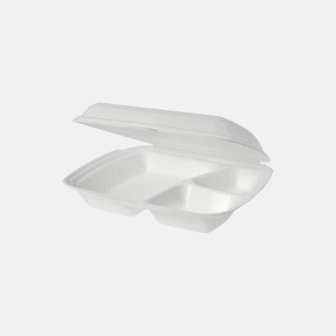 200 Menübox Weiß laminiert IP4 Imbissboxen Lunchbox To-Go Boxen Take away Box